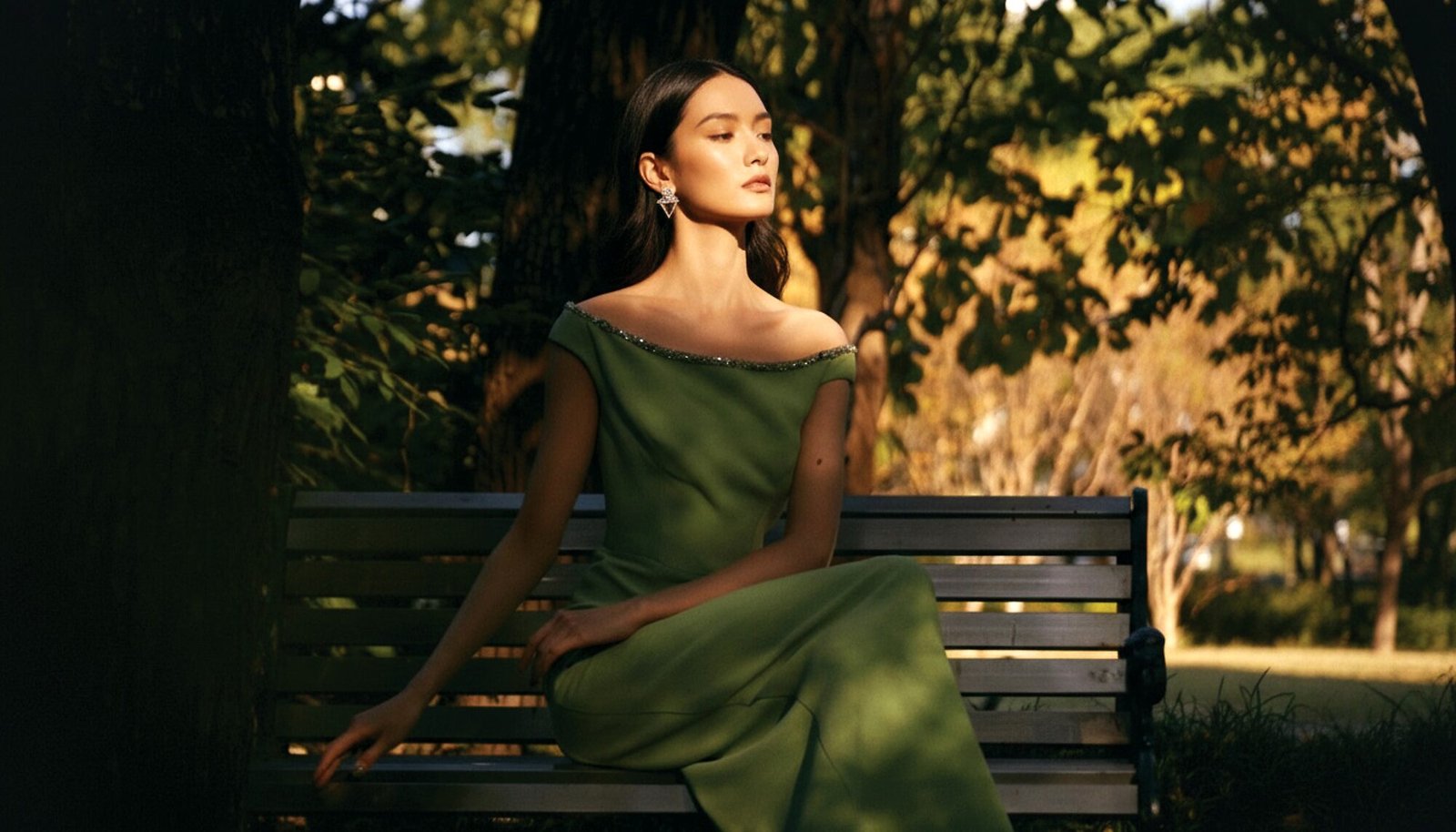 A quiet, private moment in golden light